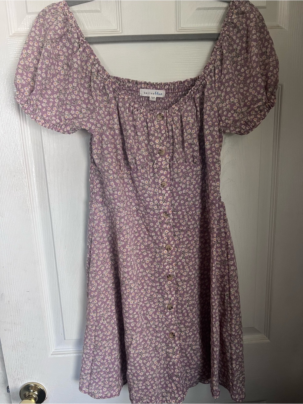 Ditzy Lavender/Mauve Floral Sundress